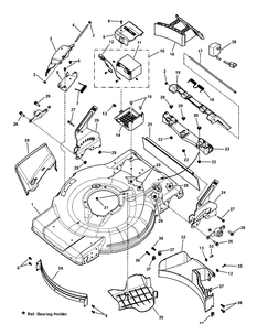 Part Location Diagram of 7300855FYP Murray BRACKET, CHUTE